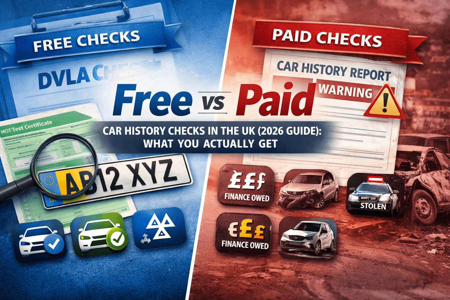 Free vs Paid Car History Checks in the UK (2026 Guide)