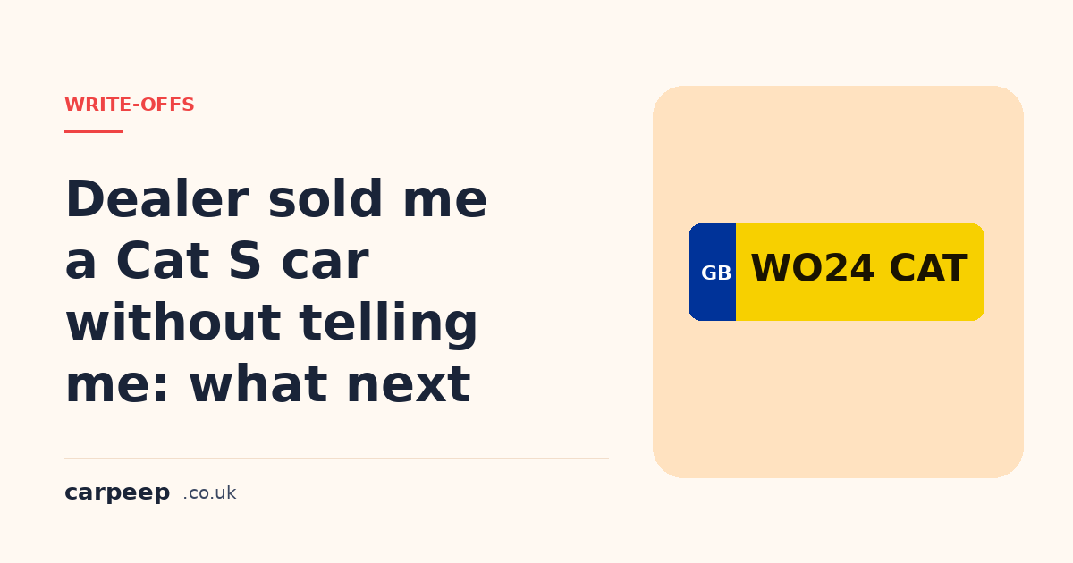 A used car on a dealer forecourt with a sales invoice and paperwork resting on the bonnet.